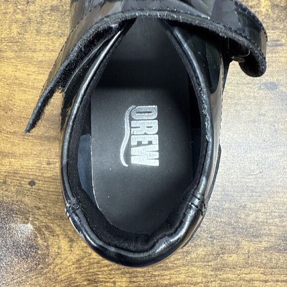 Drew P221 Last Womens 7M Mary Jane Silver Black Mix Patent Leather Comfort Shoe - Picture 16 of 16